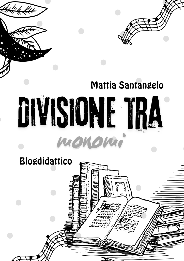 La divisione tra monomi