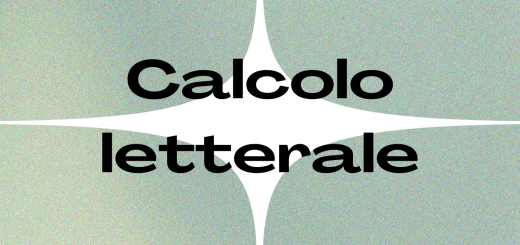 Il calcolo letterale