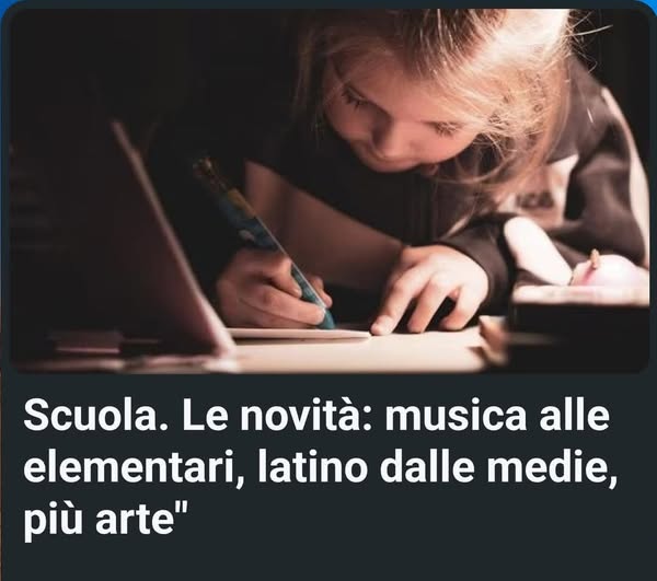 novità a scuola